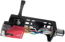 Audio-Technica AT100E/HSB Headshell cartridge Combo Kit (At100E cartridge and AT-HS10BK Headshell)